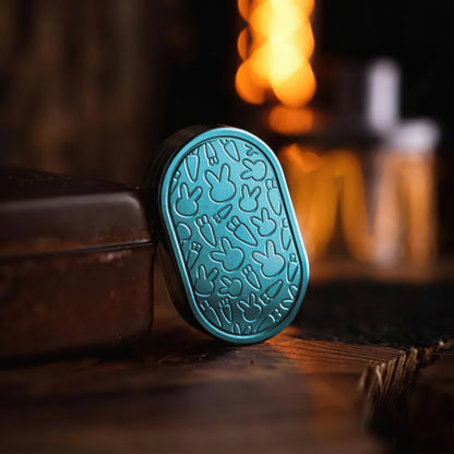 Don’t Touch Rabbit Slider - Novelty Metal Click Fidget
