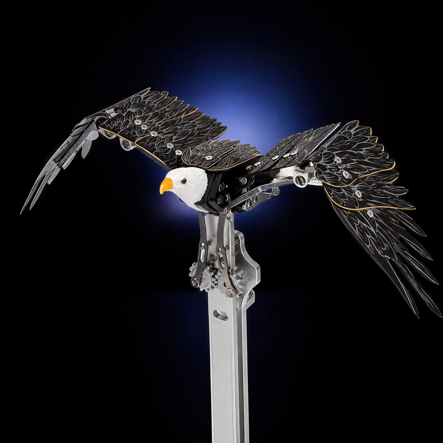Bald Eagle Flapping Wings DIY Kit - Mechanical Creature Model Kit