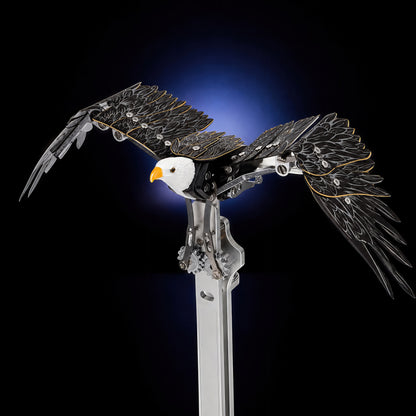 Bald Eagle Flapping Wings DIY Kit - Mechanical Creature Model Kit