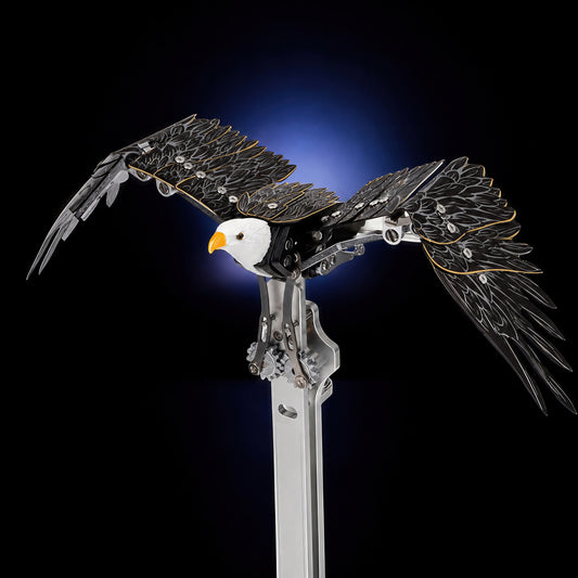 Bald Eagle Flapping Wings DIY Kit - Mechanical Creature Model Kit