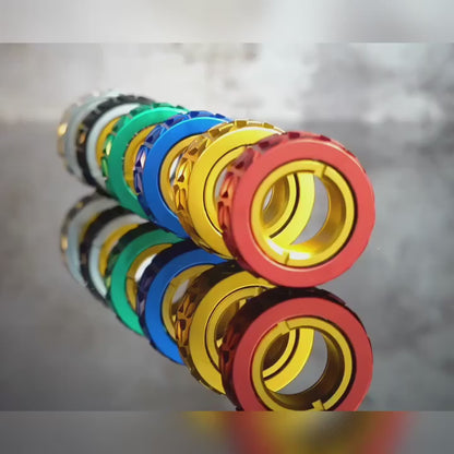 Tire Haptic Ratchet Ring - Compact Metal Haptic Ring