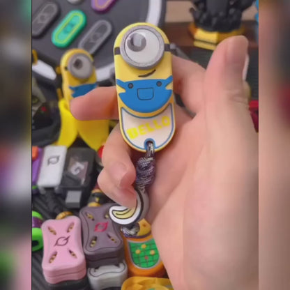 Minion Pocket Push Pop Clicker - Premium Metal EDC Fidget