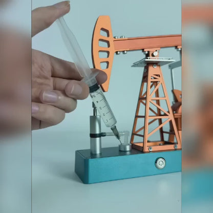 Oil Derrick Pumping Unit DIY Kit - Mechanical Industry Model Kit