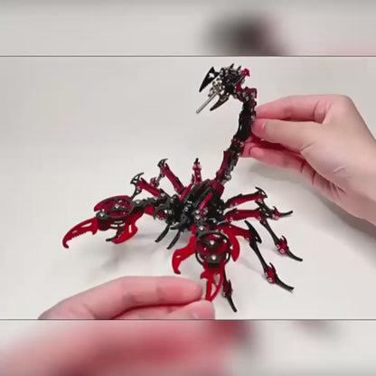 Black Edition Mechanical Scorpion - Premium 3D Metal Model Kit