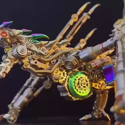 Western Dragon - Cyberpunk 3D Metal Model Kit