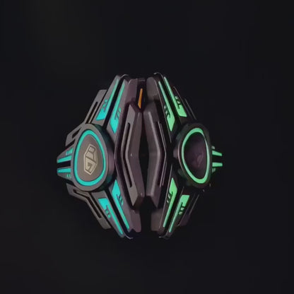 Luminous Blade Glow Spinner - Light-Up Metal Spinner Kit