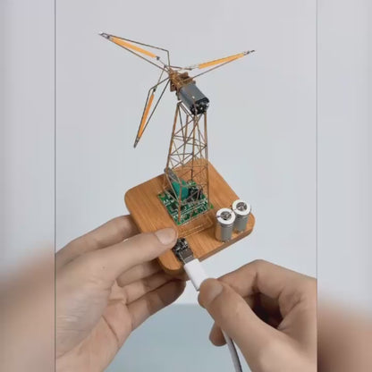 LED Windmill Night Light - Ambient Desk Light
