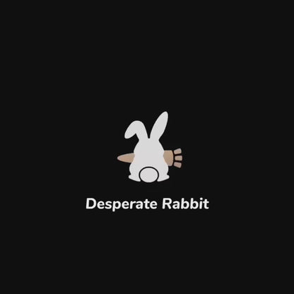 Don’t Touch Rabbit Slider - Novelty Metal Click Fidget
