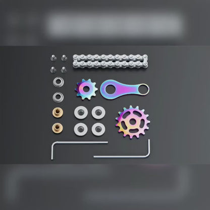 Gear Chain Sprocket Spinner - Industrial Metal Spinner
