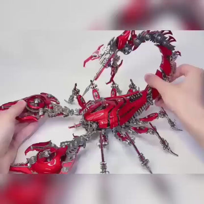 Large Mechanical War Scorpion King - Premium 3D Metal Model Kit