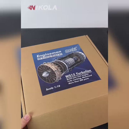 WS-15 Fighter PLA Turbofan DIY Kit - Aviation Build Model