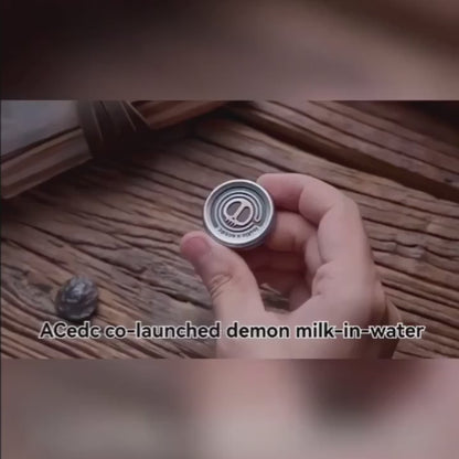 Demon Coin Push Card Clicker - Compact Metal Click Fidget