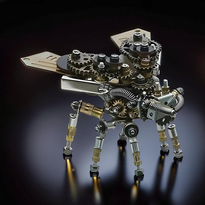 The Curious Mind Firefly premium 3D metal model kit, featuring intricate gears and steampunk design.